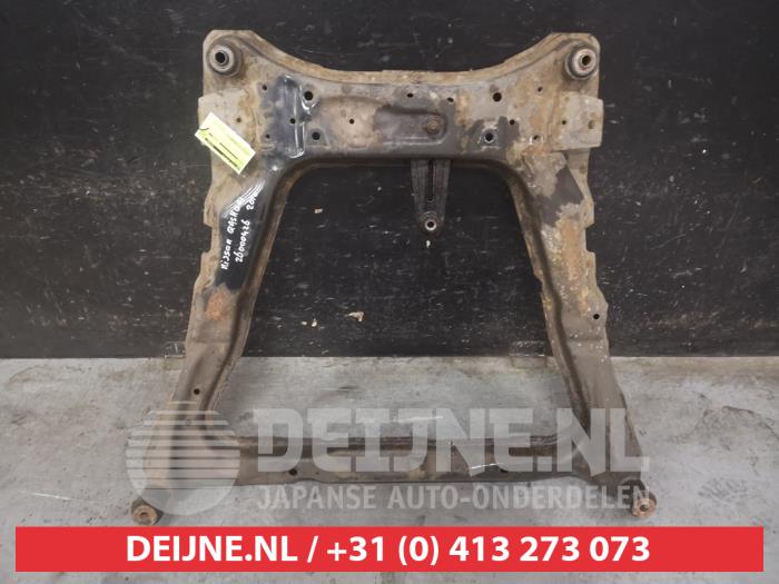Gebruikte Subframe Nissan Qashqai (J10) 2.0 16V Prijs € 100,00 Margeregeling aangeboden door V.Deijne Jap.Auto-onderdelen BV