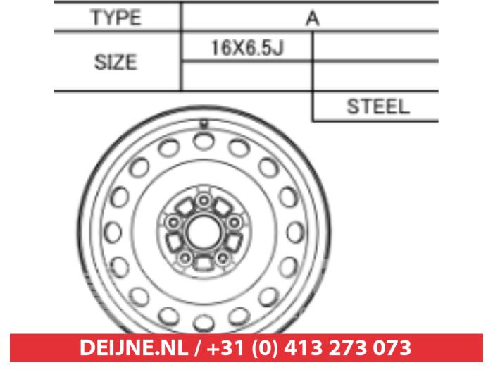 Toyota Yaris Cross Velg + Band O730216