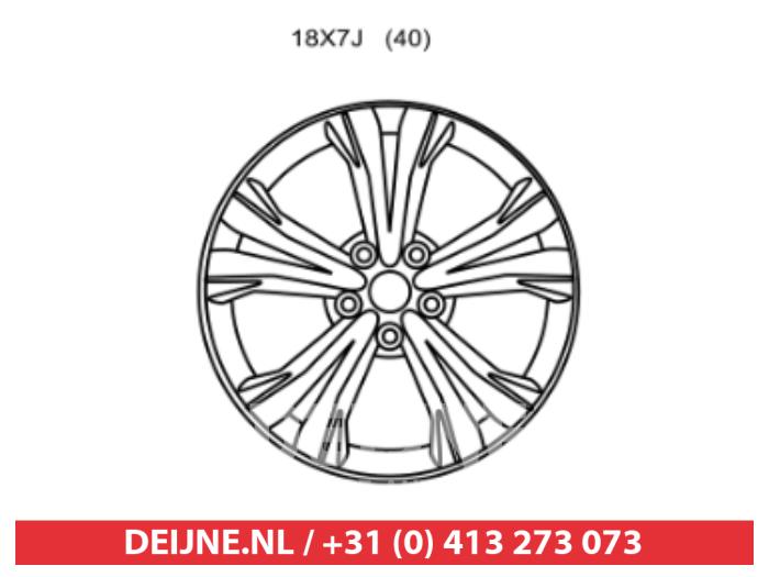 Nissan Qashqai Felgen Set + Reifen O733548