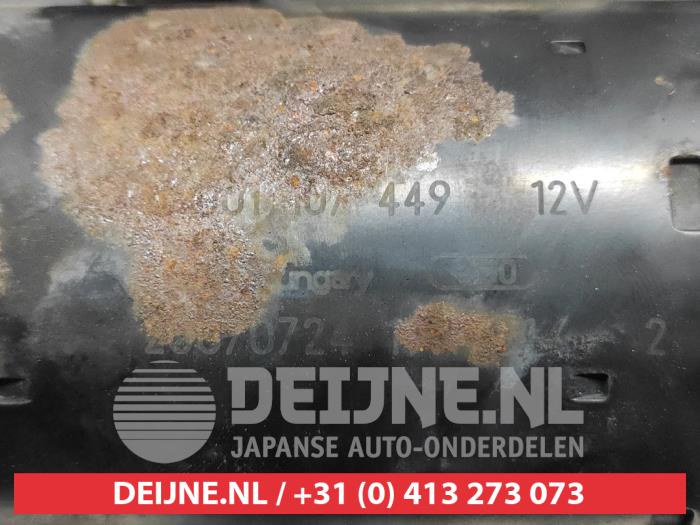 Startmotor van een Toyota Auris (E15) 1.6 Dual VVT-i 16V 2008