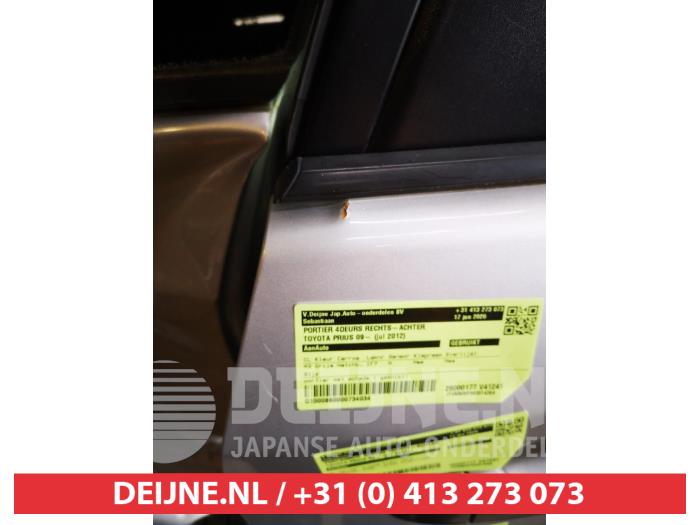 Toyota Prius Tür 4-türig rechts hinten O734034