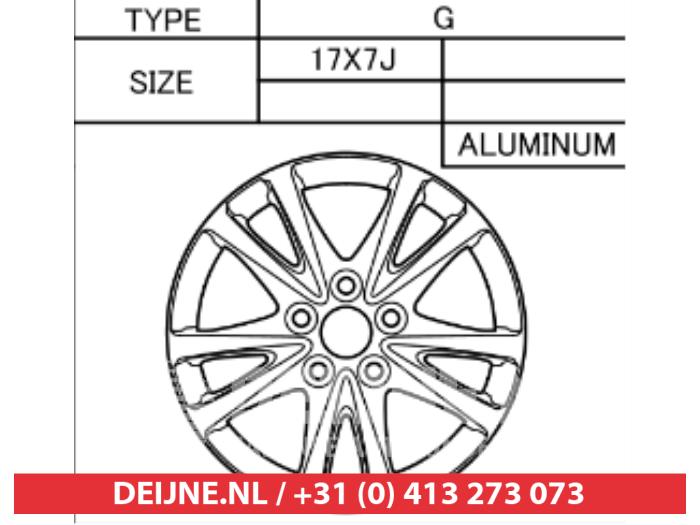 Toyota Avensis Felgen Set + Reifen O739473
