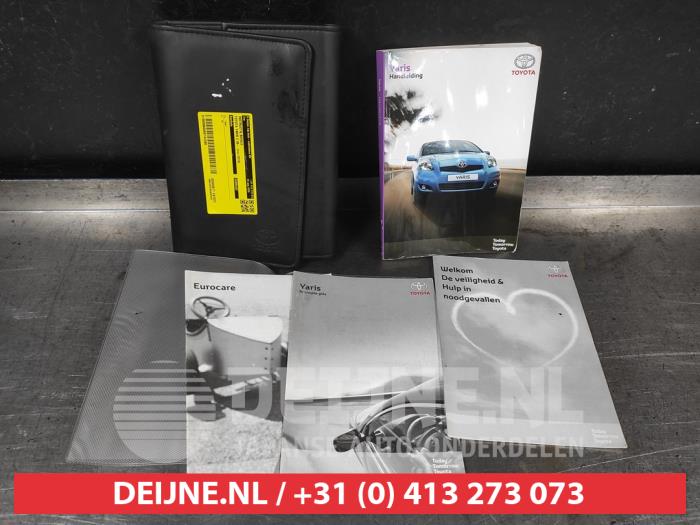 Toyota Yaris Instruction Booklet O744280