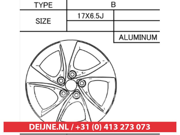 Toyota C-HR Felgen Set + Reifen O746038