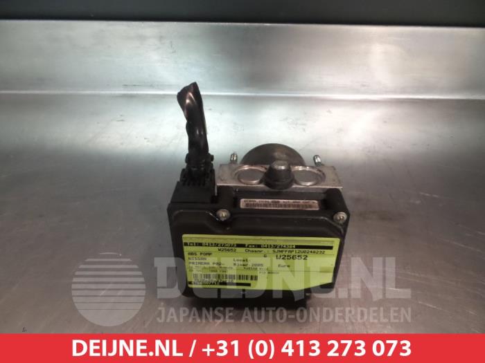 Gebruikte ABS Pomp Nissan Primera (P12) 1.9 dCi Prijs € 50,00 Margeregeling aangeboden door V.Deijne Jap.Auto-onderdelen BV
