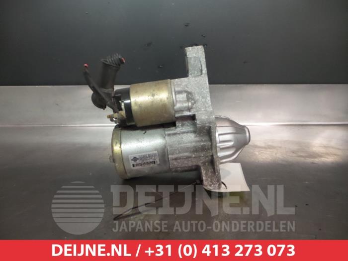 Startmotor Nissan Note (E11), 2006 / 2013 1.6 16V, MPV, Benzine, 1.598cc, 81kW (110pk), FWD, HR16DE, 2006-03 / 2012-06, E11BB (Gebruikt)
