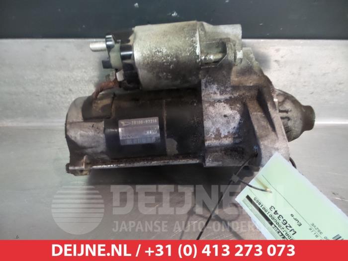 Gebruikte Startmotor Daihatsu Terios (J2) 1.5 16V DVVT 4x2 Prijs € 35,00 Margeregeling aangeboden door V.Deijne Jap.Auto-onderdelen BV