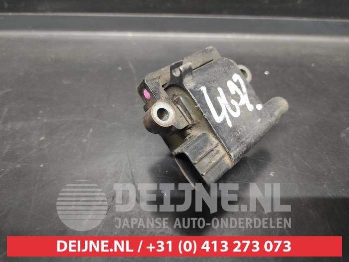 Gebruikte Bobine Mitsubishi Colt (CJ) 1.6 GLXi 16V Prijs € 20,00 Margeregeling aangeboden door V.Deijne Jap.Auto-onderdelen BV