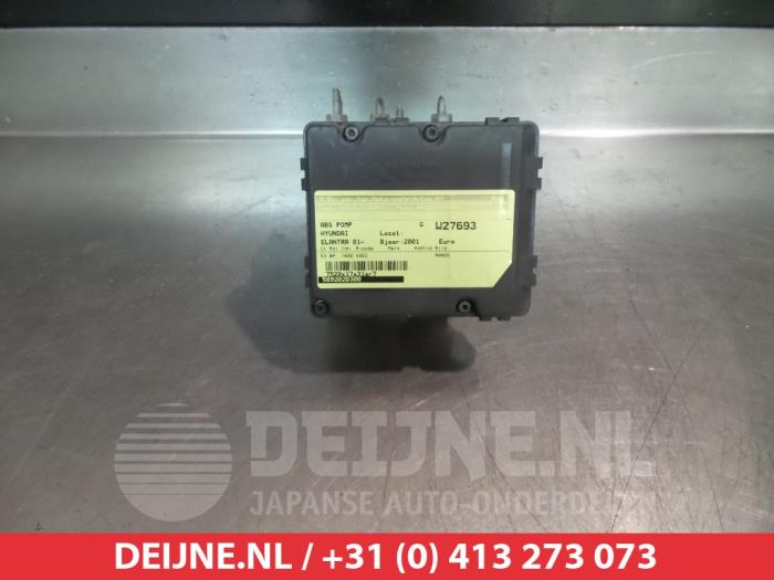 Gebruikte ABS Pomp Hyundai Elantra III 1.6i GL,GLS Prijs € 100,00 Margeregeling aangeboden door V.Deijne Jap.Auto-onderdelen BV