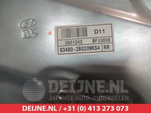 Hyundai Santafe Fenstermechanik 4-türig rechts hinten O291150 foto 2