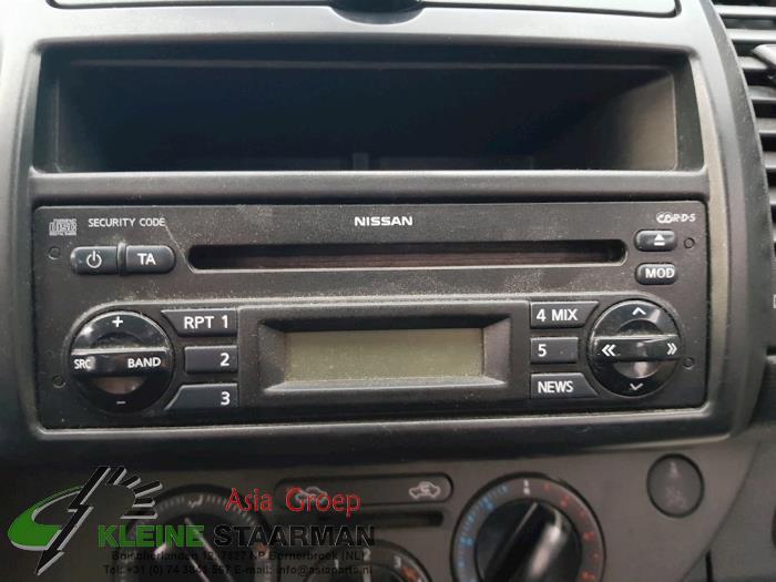 Nissan Note 06 Radio CD Spelers voorraad Onderdelenlijn.nl