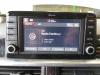 Radio van een Kia Picanto (JA), 2017 1.2 16V, Hatchback, Benzine, 1.248cc, 62kW (84pk), FWD, G4LA5, 2017-03, JAF5P3; JAF5P4 2019