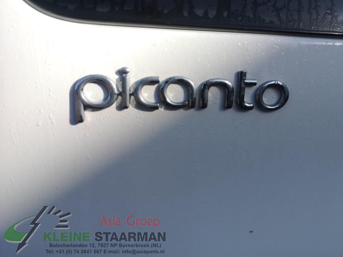 Ruitmechaniek 4Deurs rechts-achter van een Kia Picanto (TA) 1.0 12V 2014