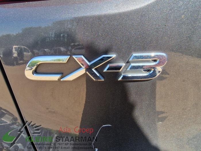 Gasdemperset Achterklep van een Mazda CX-3 2.0 SkyActiv-G 120 2WD 2016