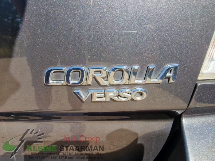 Vulpijp Brandstoftank van een Toyota Corolla Verso (R10/11) 1.6 16V VVT-i 2007