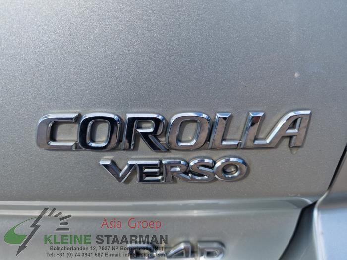 Vulpijp Brandstoftank van een Toyota Corolla Verso (R10/11) 2.2 D-4D 16V 2009