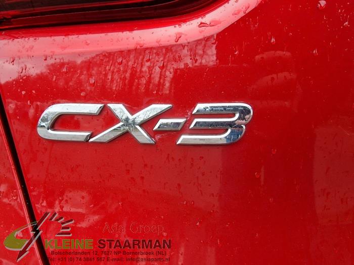 Set Gasdempers Achterklep van een Mazda CX-3 1.5 Skyactiv D 105 16V 2016