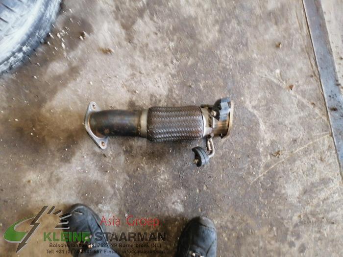 Uitlaat voorpijp van een Hyundai i30 (PDEB5/PDEBB/PDEBD/PDEBE) 2.0 N Turbo 16V Performance Pack 2018