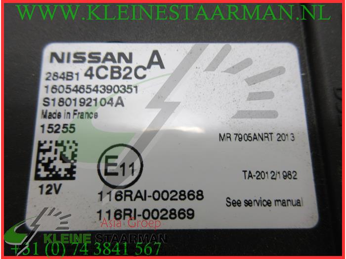 Computer Body Control van een Nissan Qashqai (J11) 1.6 DIG-T 163 16V 2015
