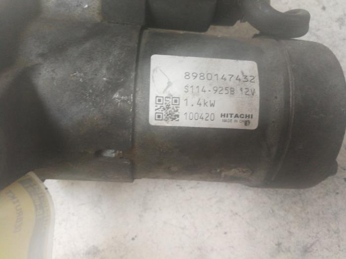 Gebruikte Startmotor Opel Astra J (PC6/PD6/PE6/PF6) 1.7 CDTi 16V 110 Prijs € 48,40 Inclusief btw aangeboden door Autosloperij de Turk