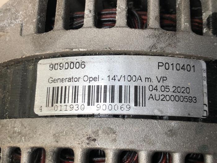 Dynamo van een Honda Civic (EP/EU) 1.7 CTDi 16V 2005