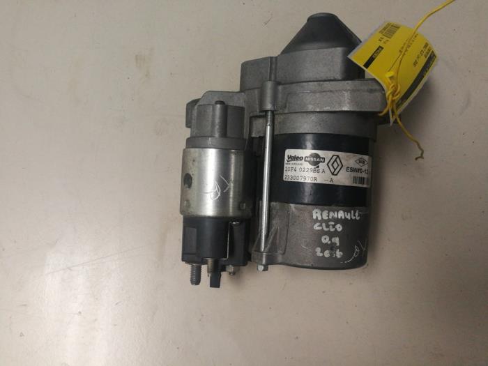 Gebruikte Startmotor Renault Clio IV (5R) 0.9 Energy TCE 90 12V GPL Prijs € 24,20 Inclusief btw aangeboden door Autosloperij de Turk