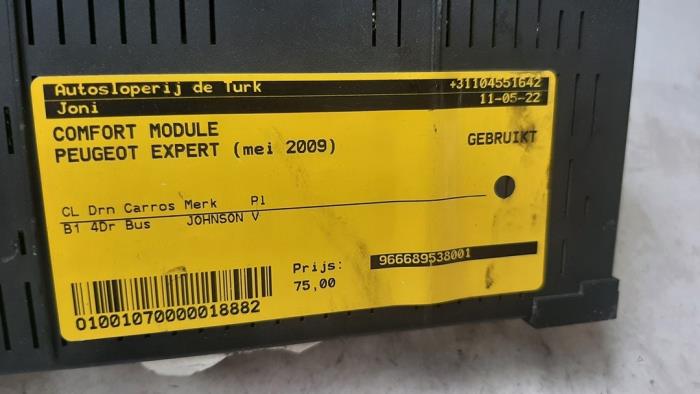 Sam module van een Peugeot Expert (G9) 1.6 HDi 90 2009