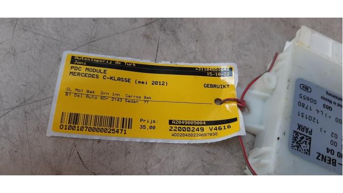 PDC Module van een Mercedes-Benz C (W204) 2.2 C-220 CDI 16V BlueEFFICIENCY 2012