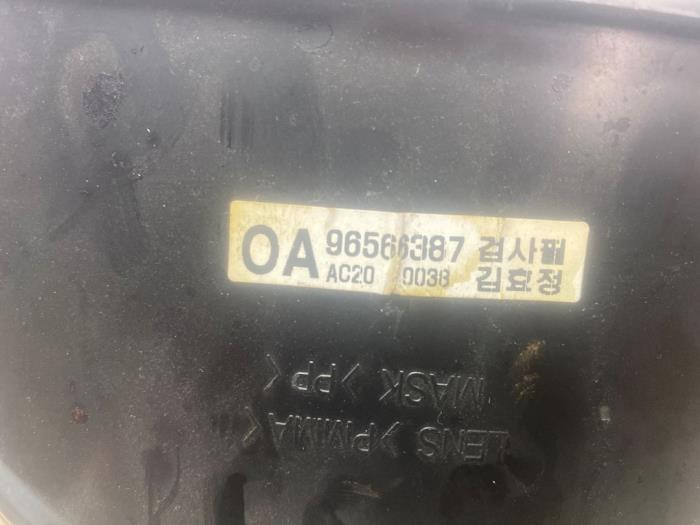 Kilometerteller KM van een Daewoo Matiz 0.8 S,SE 2001