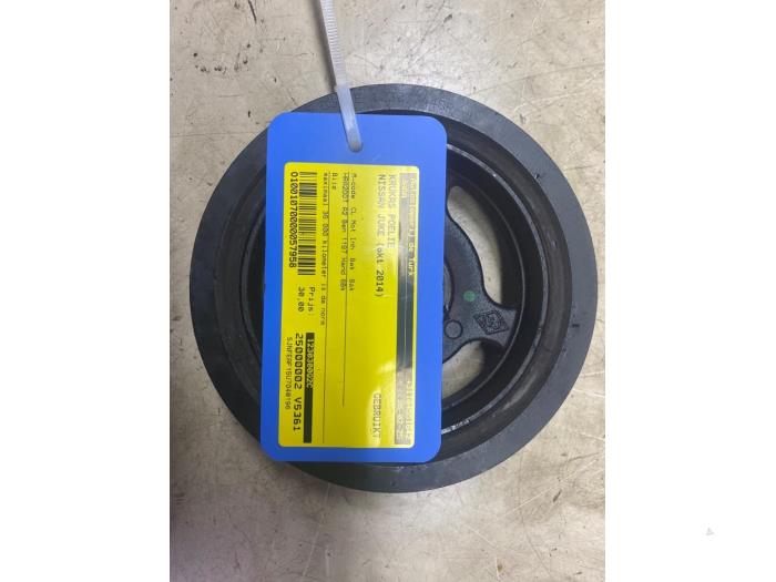 Gebruikte Poelie Krukas Nissan Juke (F15) 1.2 DIG-T 16V Prijs € 32,67 Inclusief btw aangeboden door Autosloperij de Turk
