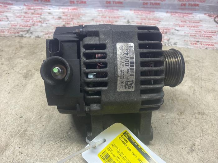Dynamo van een Citroën DS3 (SA) 1.2 12V PureTech 82 2014