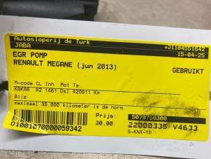 Gebruikte EGR Pomp Renault Megane III Grandtour (KZ) 1.5 dCi 110 Prijs € 32,67 Inclusief btw aangeboden door Autosloperij de Turk