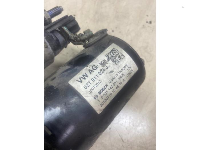 Startmotor van een Audi A1 Sportback (8XA/8XF) 1.4 TFSI 16V 122 2013