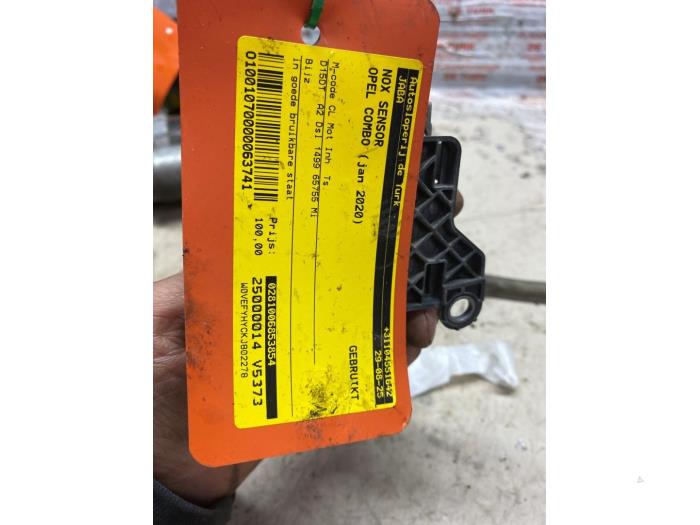 Nox sensor van een Opel Combo Cargo 1.5 CDTI 75 2020