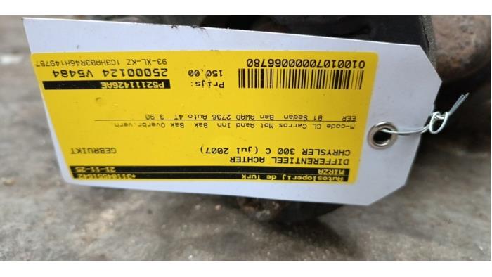 Differentieel achter van een Chrysler 300 C 2.7 V6 24V 2007