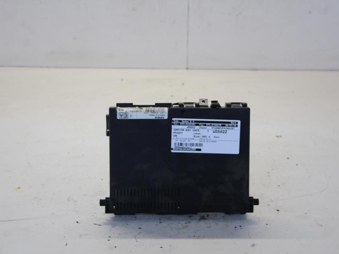 Computer Body Control Peugeot 206 (2A/C/H/J/S), 1998 / 2012 1.6 16V, Hatchback, Benzine, 1.587cc, 80kW (109pk), FWD, TU5JP4; NFU, 2000-07 / 2009-04, 2ANFU; 2CNFU; 2HNFU; 2JNFU (Gebruikt)