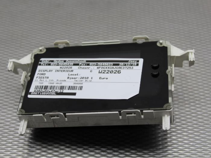 Gebruikte Display Interieur Ford Fiesta 6 (JA8) 1.6 TDCi 16V Prijs € 26,00 Margeregeling aangeboden door Gebr Opdam B.V.