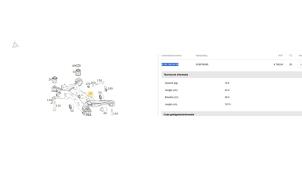 Gebruikte Subframe Mercedes GLA (156.9) 1.6 180 16V Prijs € 212,00 Margeregeling aangeboden door Gebr Opdam B.V.