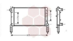 Nieuwe Radiateur Fiat Doblo Prijs € 108,90 Inclusief btw aangeboden door Gebr Opdam B.V.