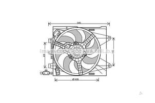 Nieuwe Koelvin Motor Fiat 500 Prijs € 120,94 Inclusief btw aangeboden door Gebr Opdam B.V.