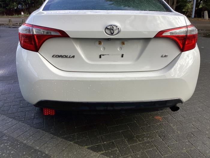 Achterbumper van een Toyota Corolla 2015