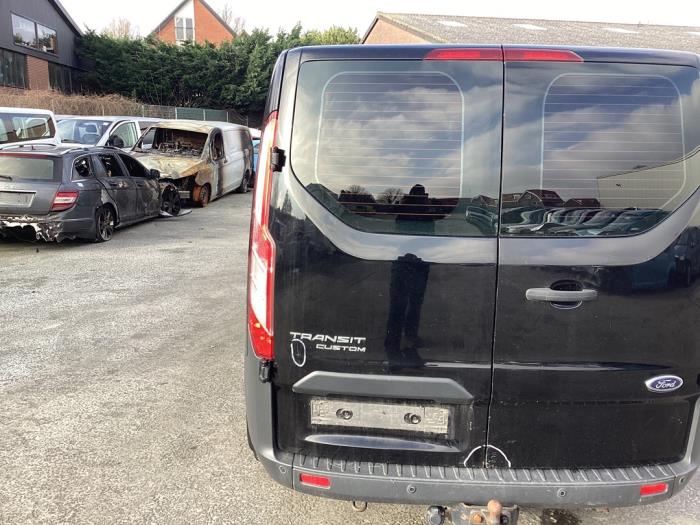 Ford Transit V362 Custom 2016 Blanco 1:43 Greenlight 51094 - Modelo A Escala Diecast Con Urna De Exhibición