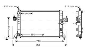 Nieuwe Radiateur Opel Corsa Prijs € 60,00 Inclusief btw aangeboden door Gebr Opdam B.V.