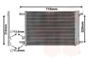 Nieuwe Radiateur Airco Volkswagen Golf Prijs € 90,00 Inclusief btw aangeboden door Gebr Opdam B.V.