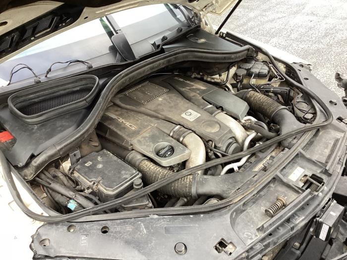 Motor van een Mercedes-AMG GLE AMG Coupe (C292) 5.5 63 S AMG V8 biturbo 32V 4-Matic 2015