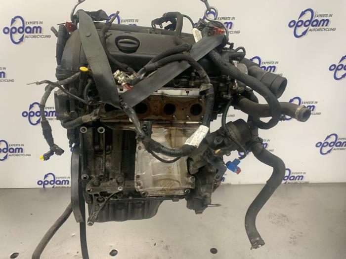 Motor van een Peugeot 207 SW (WE/WU) 1.4 16V Vti 2009