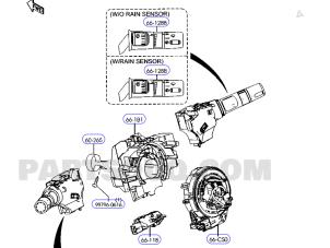 Gebruikte Combischakelaar Stuurkolom Mazda 6 SportBreak (GH19/GHA9) 2.0i 16V S-VT Prijs € 125,00 Margeregeling aangeboden door Gebr Opdam B.V.