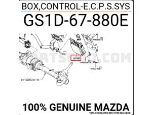 Gebruikte Computer Stuurbekrachtiging Mazda 6 SportBreak (GH19/GHA9) 2.0i 16V S-VT Prijs € 75,00 Margeregeling aangeboden door Gebr Opdam B.V.