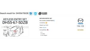 Gebruikte Module keyless vehicle Mazda 6 SportBreak (GH19/GHA9) 2.0i 16V S-VT Prijs € 50,00 Margeregeling aangeboden door Gebr Opdam B.V.