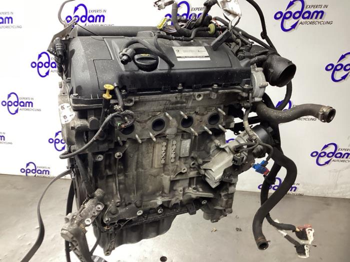 Motor van een Peugeot 207 SW (WE/WU) 1.6 16V VTRi 2011